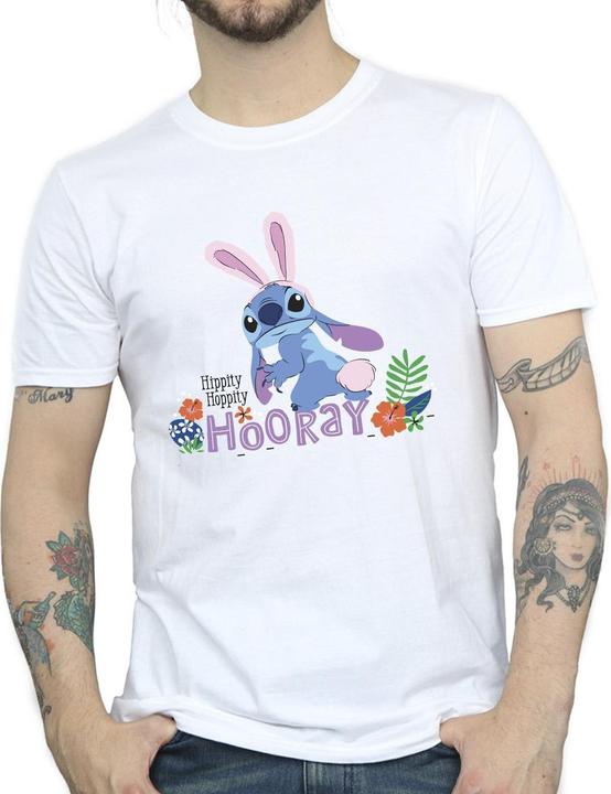 Immagine prodotto Disney Lilo & Stitch Hippity Hop Stitch Maglietta Uomo (S)