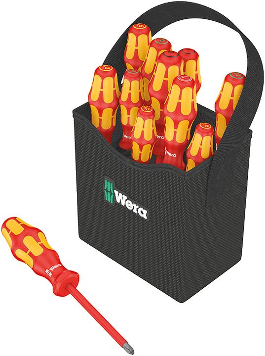 Produktbild Wera Kraftform 2go 100 (Phillipps-Kreuzschlitz (PH), Schlitzschrauben, Torx (TX), Pozidriv-Kreuzschlitz (PZ))
