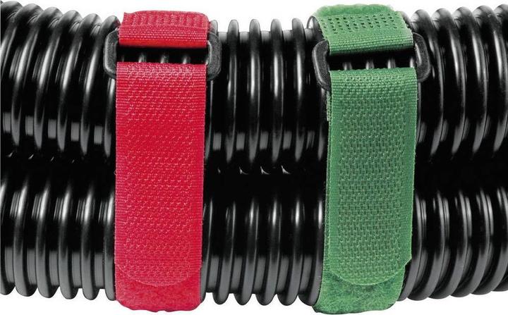 Actual product image Hama Velcro cable ties with buckle, 9 pieces (Plastic cable ties, 250 mm, 9 pcs.)