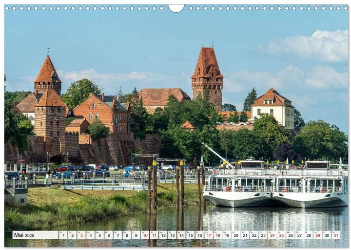 Produktbild Von Dresden bis Hamburg - die Elbe. (Wandkalender 2025 DIN A3 quer), Monatskalender (A3, Deutsch)