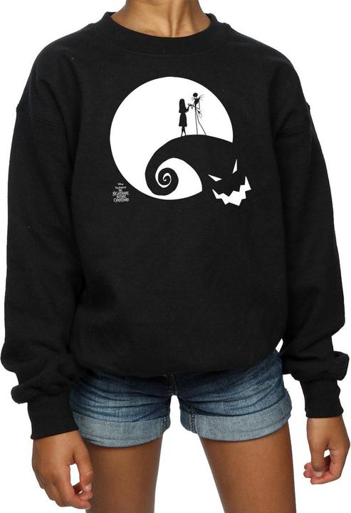 Produktbild Disney Nightmare Before Christmas Moon Oogie Boogie Sweatshirt Mädchen (140, 146)