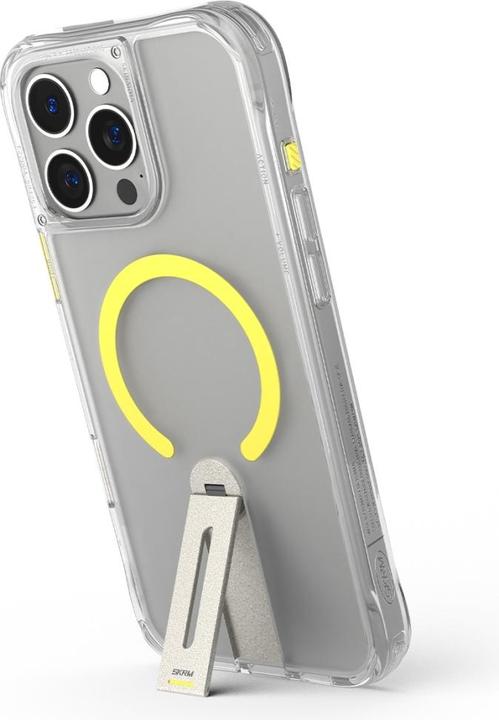 Produktbild Skinarma Case Helix for iPhone 16 Pro Max Magnetic Charging 360 Rotating Stand transparent (Apple iPhone 16 Pro Max)
