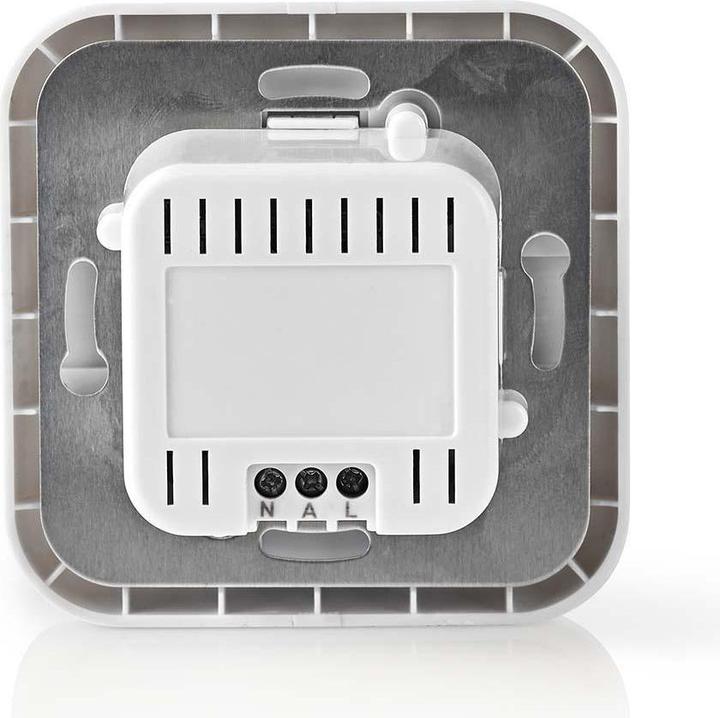 Actual product image Nedis Motion detector indoor 2-Wire / 3-Wire 160 ° 5-200 W 200 W 500 W 3-2000 Lux Sensor technology: PIR (9 m)
