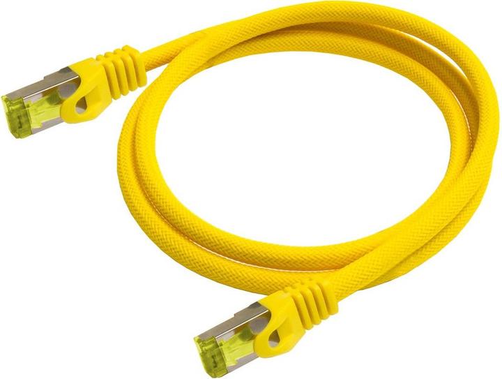 Immagine prodotto Python Cavo patch RJ45 serie ® con cavo grezzo Cat.7, protezione naso a scatto (RNS®) e intreccio in (S/FTP, CAT7, 0.50 m)