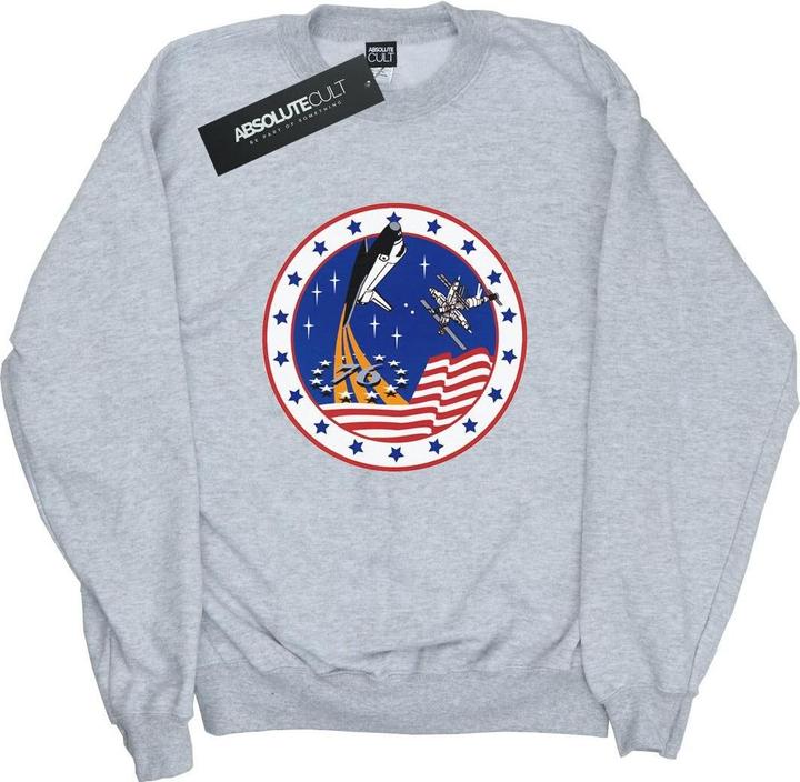 Actual product image Nasa Mens Classic Rocket 76 Sweatshirt (XL)