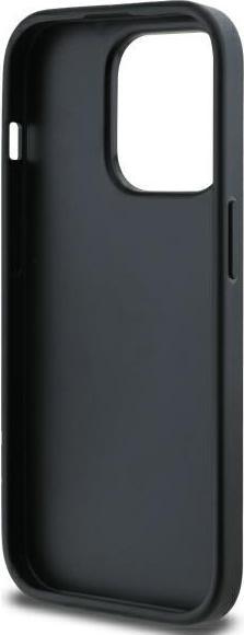 Actual product image DKNY DKHCP14LPQDSLK iPhone 14 Pro 6.1" czarny/black Quilted Stack Logo (Apple iPhone 14 Pro)