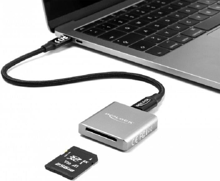 Immagine prodotto Delock Lettore di schede esterno USB-C per schede di memoria SD Express (USB 3.2 Gen 2)