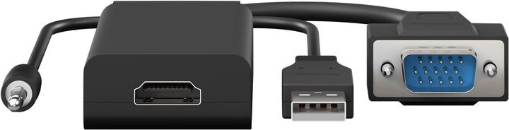 Actual product image Goobay VGA/HDMI adapter cable (USB-A, 16 cm)