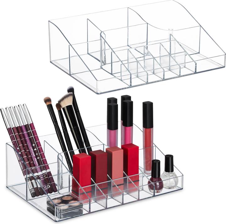 Relaxdays 2x Make-Up-Organizer
