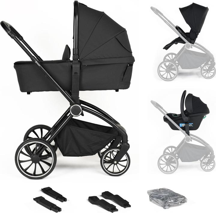Produktbild BabyGo Harmony 3in1 Kombikinderwagen inkl. Babyschale