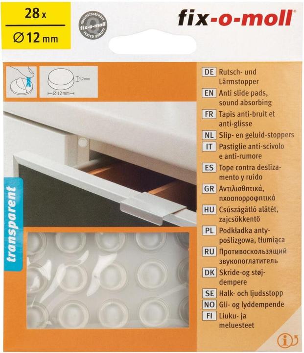 Produktbild Fix-o-moll Rutsch- und Lärmstopper (28 Stück)