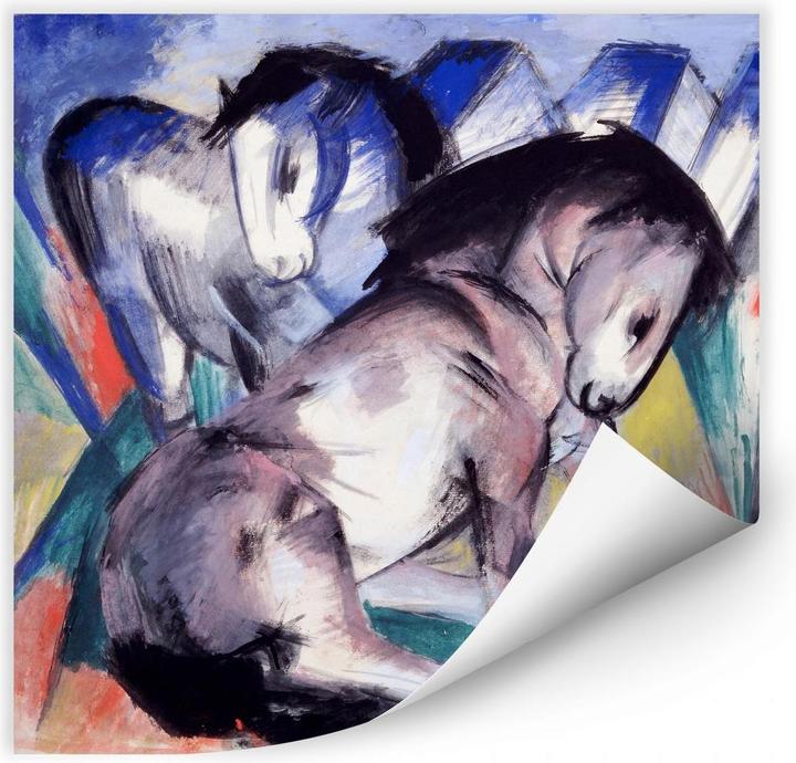Actual product image Trenddeko Two horses (50 x 50 cm)