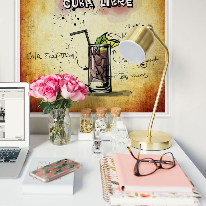 Image du produit Trenddeko Cuba Libre - Recette (50 x 50 cm)