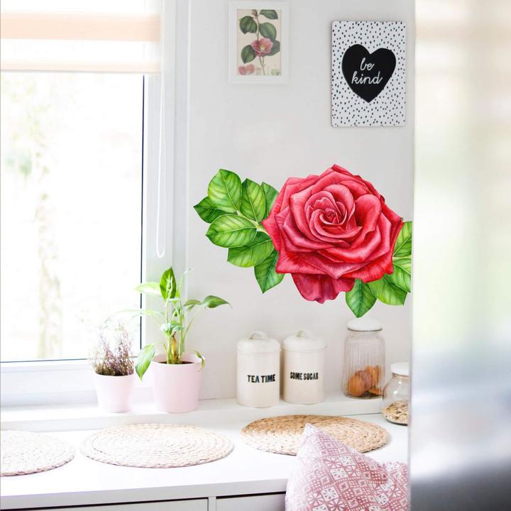Actual product image Trenddeko Red rose XXL (67 x 40 cm)