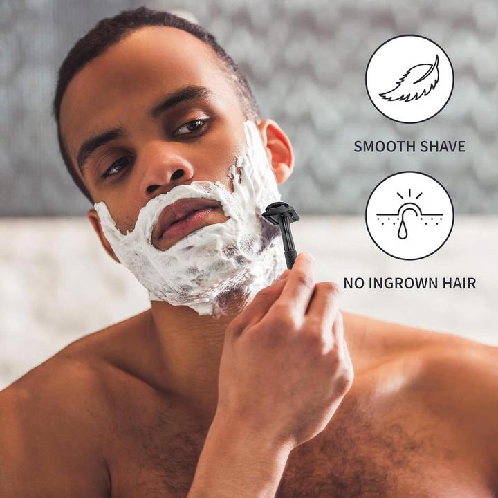 Actual product image Bam Baw Bambaw gift shaving set black 4 pieces