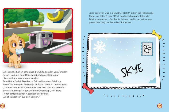 Produktbild PAW Patrol Briefe-Geschichtenbuch: Geburtstagsüberraschung für Marshall (Deutsch, Oliver Bieber, 2022)
