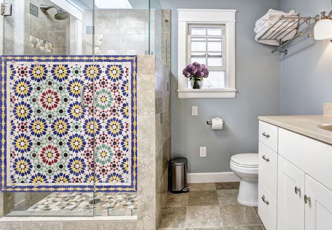 Image du produit Trenddeko Carreaux orientaux 01 (70 x 70 cm)