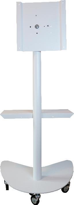 Produktbild ITB Staffa Pavimento Per TV 65 Flip Gyro Trolley Load 50kg Con Ruote (65", 50 kg)