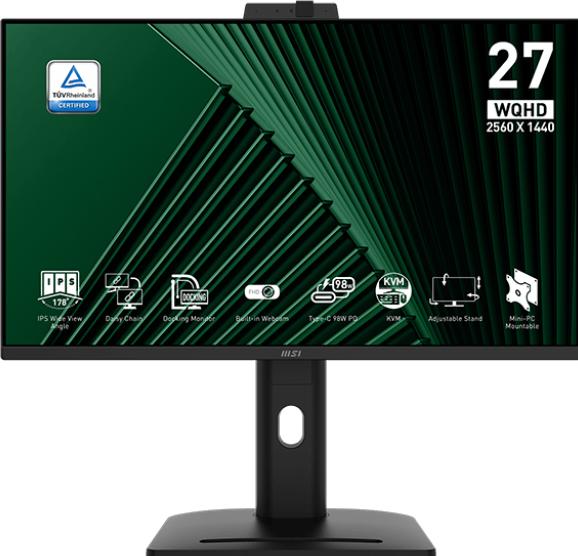 Actual product image MSI PRO MP275QPDGDE / /HDR (2560 x 1440 pixels, 27")