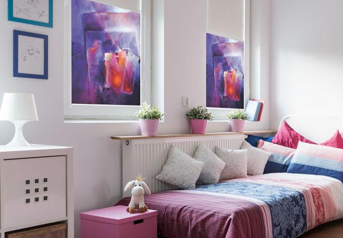 Actual product image Trenddeko Blue and orange (60 x 60 cm)