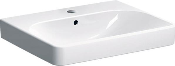 Image du produit Geberit Keramag / lavabo Smyle Square 60 cm blanc avec revêtement 500229018 (480 mm, 600 mm)