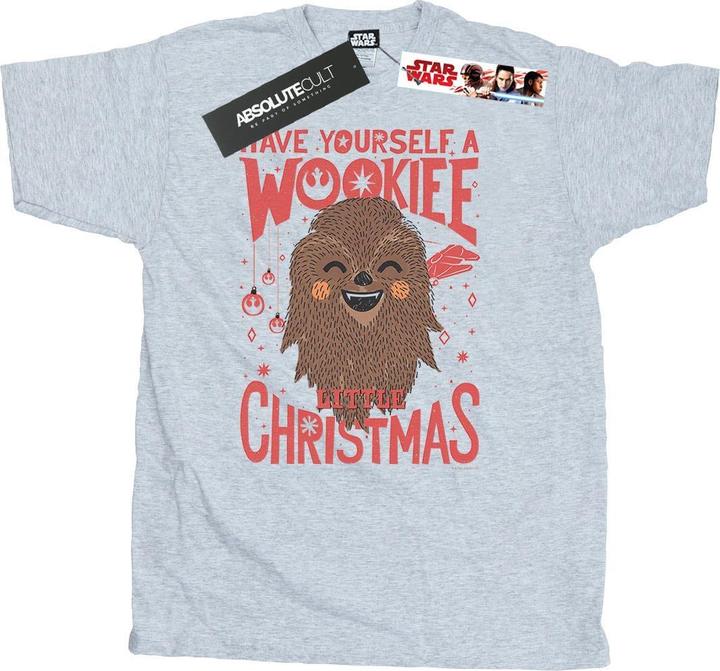 Immagine prodotto Star Wars Wookiee Little Christmas Maglietta Uomo (XXL)