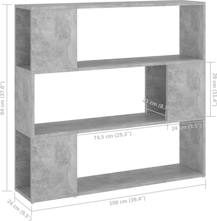 Actual product image VidaXL Tabb (100 x 24 x 94 cm)
