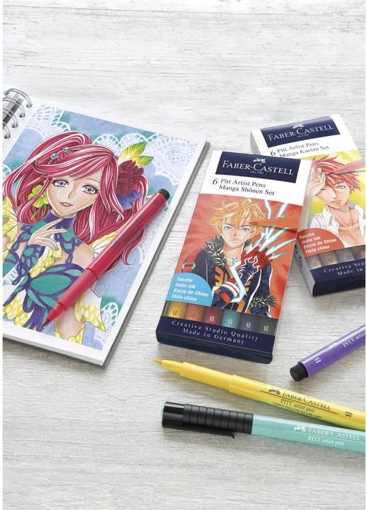Actual product image Faber-Castell Manga Kaoiro set (Multicoloured, 6 x)