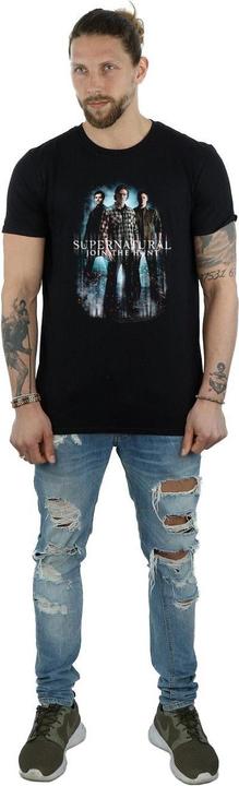 Actual product image Supernatural Mens Group Shot Cotton T-Shirt (XXL)
