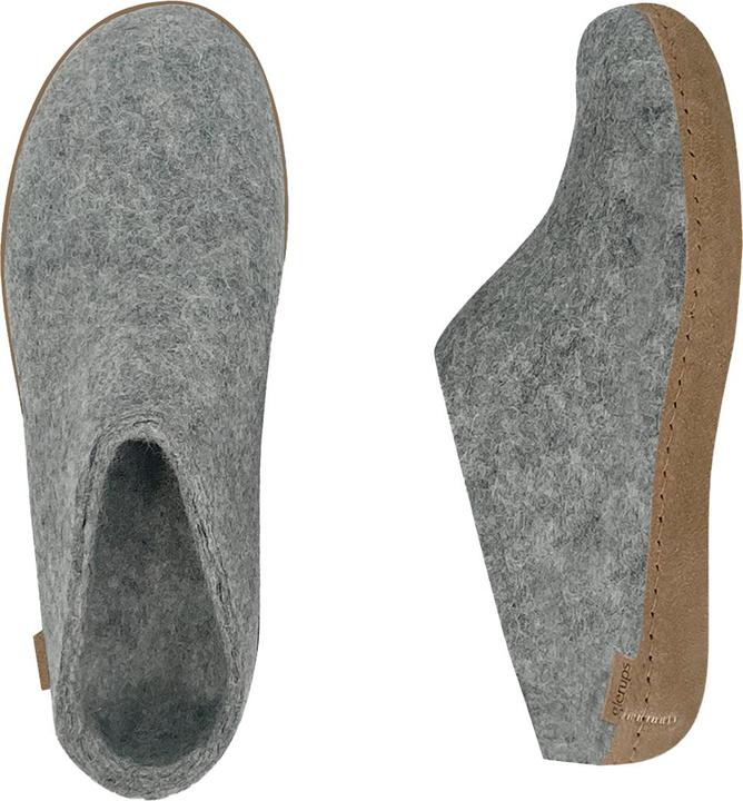 Actual product image Glerups Leather sole slippers (42)