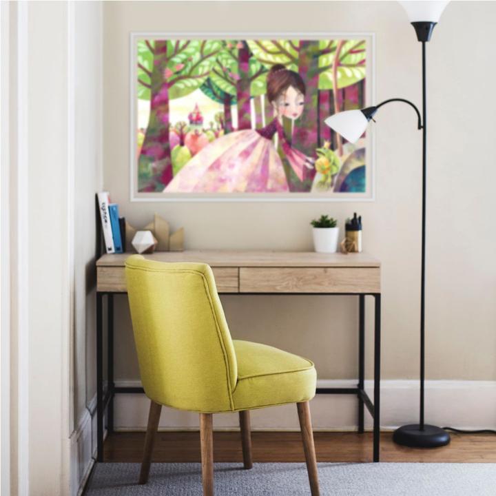 Produktbild Trenddeko Der Froschkönig (100 x 70 cm)