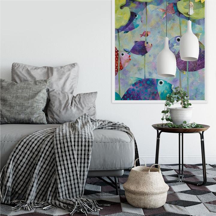 Produktbild Trenddeko Blanz - Gelbe Seerosen (20 x 30 cm)