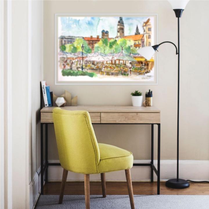 Immagine prodotto Trenddeko Monaco - Viktualienmarkt (100 x 70 cm)