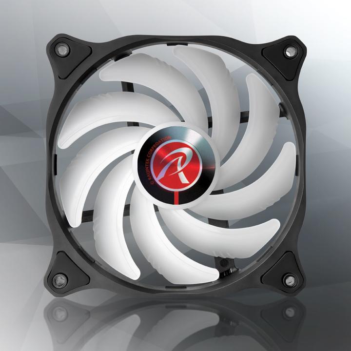 Actual product image Raijintek EOS 12 RBW ADD fan, set of 2 incl. controller (120 mm, 2 x)