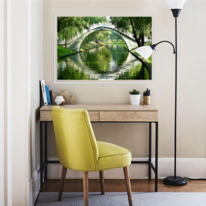 Immagine prodotto Trenddeko Ponte sul fiume (100 x 70 cm)