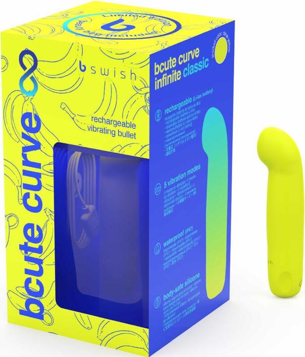 Image du produit Bswish B Swish - Bcute Curve Infinite Classic Edicion Limitada Vibrador Recargable Silicona Amarillo
