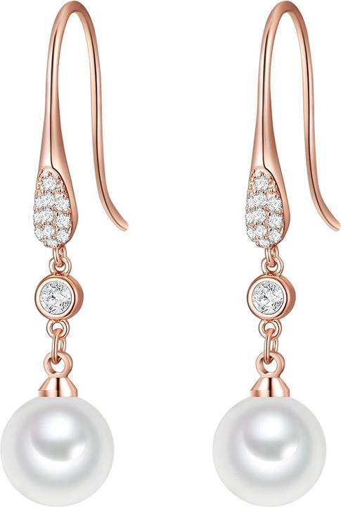 Immagine prodotto Lulu & Jane Donna Ottone Vetro Conchiglia Nucleo Perla Oro Rosa - 29623 (Ottone)