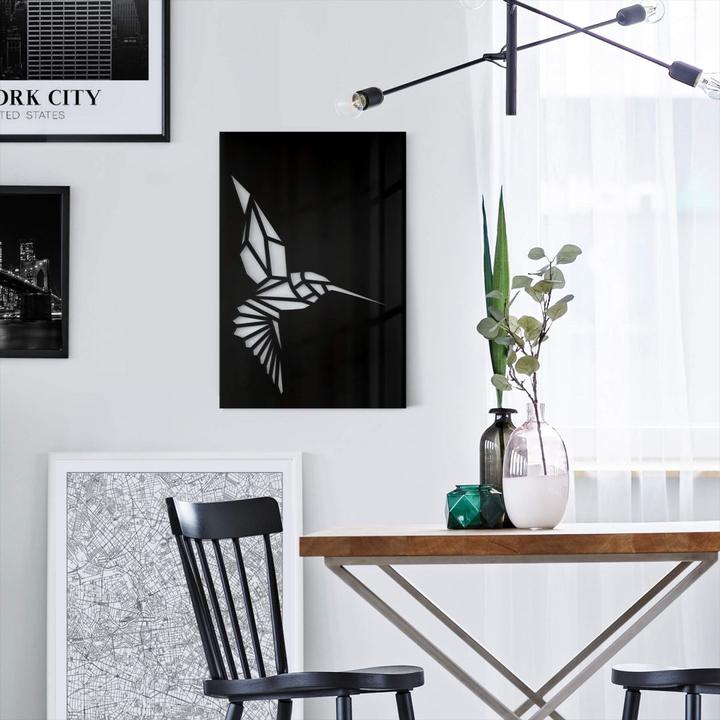 Actual product image Trenddeko Origami hummingbird (40 x 60 cm)