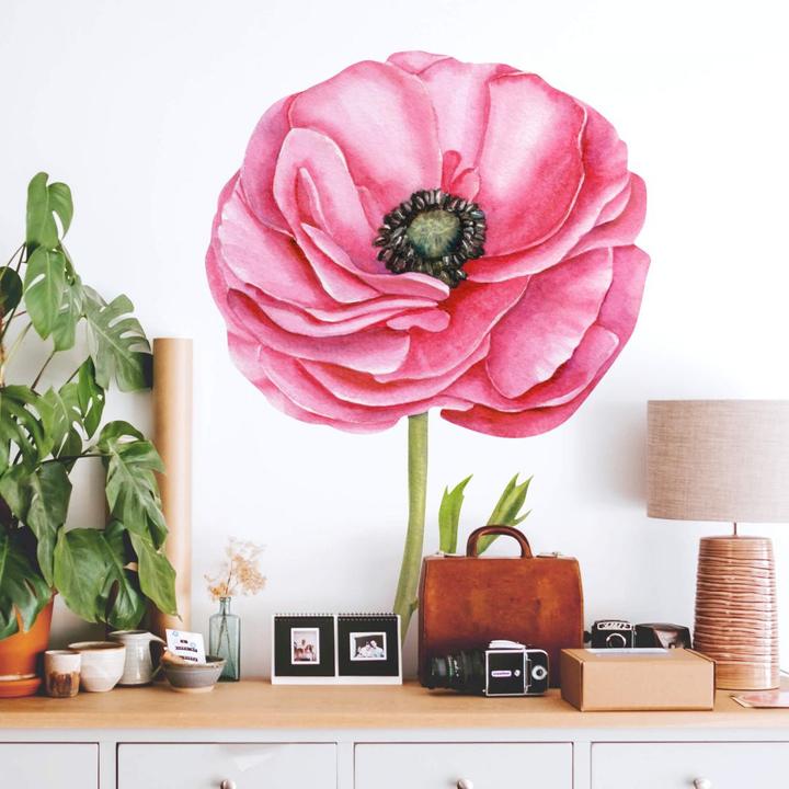 Produktbild Trenddeko XXL roter Mohn (83 x 120 cm)