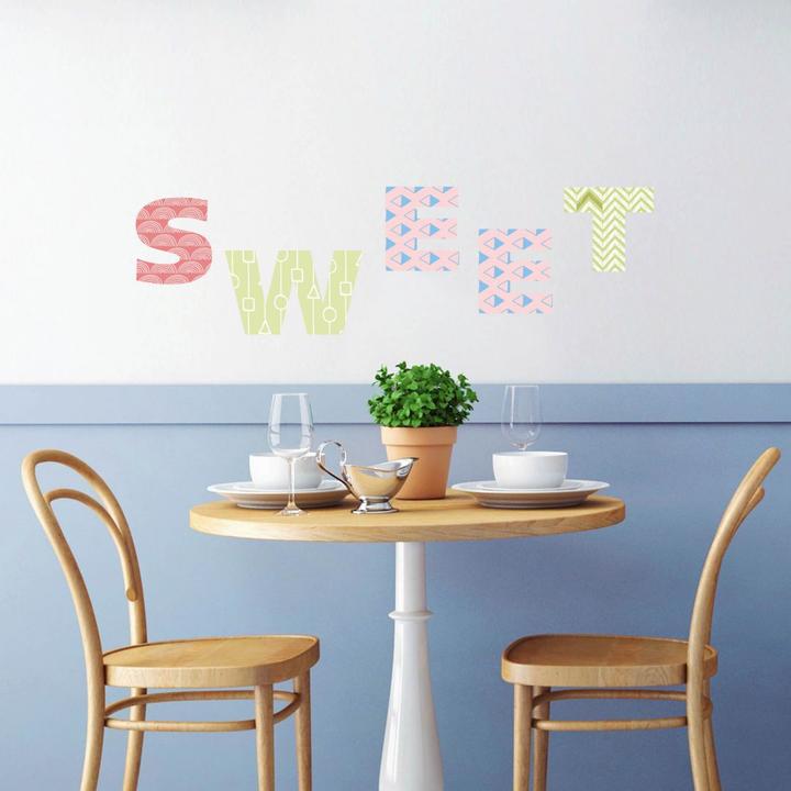 Actual product image Trenddeko Alphabet Pattern Geometric (68 x 100 cm)