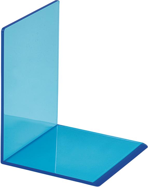 Maul Bookend 10x10x13cm 3513631 transparent blue 2 pieces (10 x 10 x 13 cm)