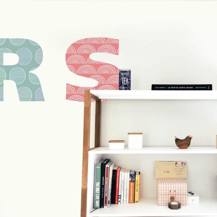 Actual product image Trenddeko Alphabet Pattern Geometric (68 x 100 cm)