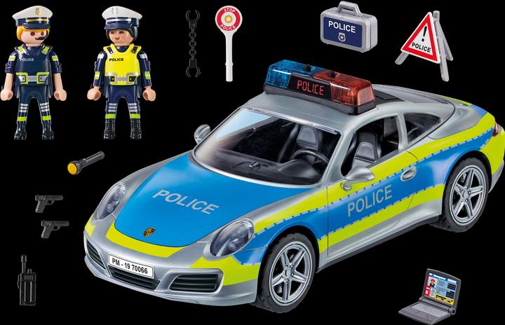 Actual product image Playmobil Porsche 911 Carrera 4S Police (70066, Playmobil Porsche)