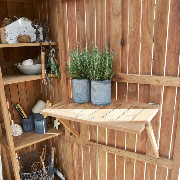 Produktbild Loberon Gartenschrank Tomte antikbraun
