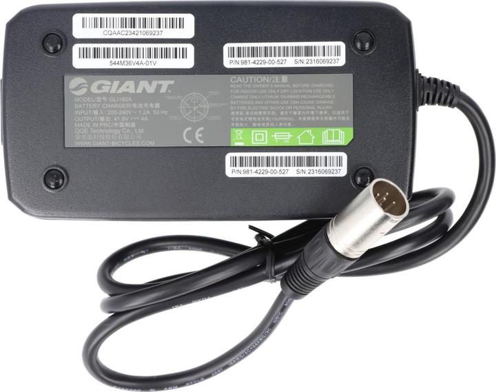 Actual product image Giant Quick charger 41.8V 5 pins, DPS-83CB A, GLI180A, NC-SSC05GNT (E-bike charger)