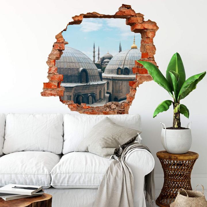 Actual product image Trenddeko 3D Over the roofs of Istanbul (40 x 38 cm)