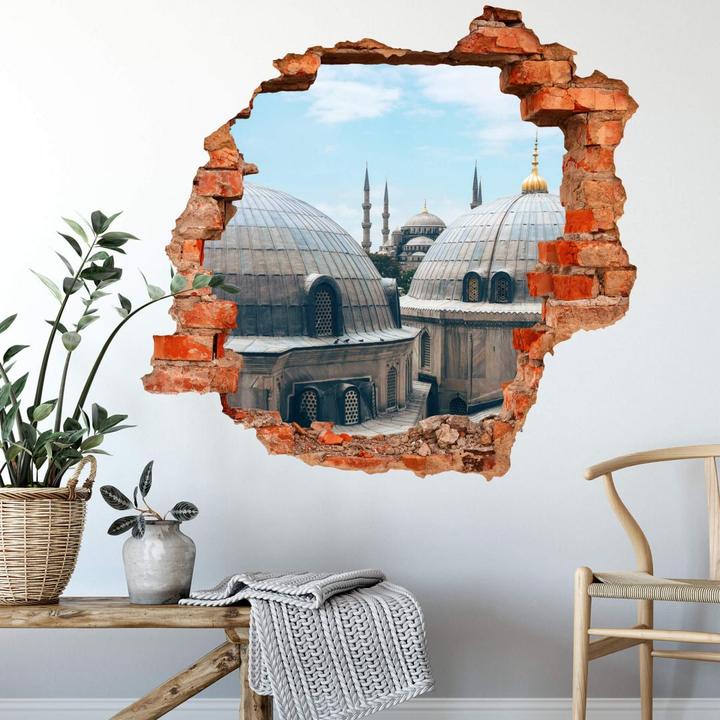 Actual product image Trenddeko 3D Over the roofs of Istanbul (40 x 38 cm)