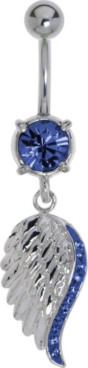 Actual product image Bijouteria Bellypiercing (Stainless steel, Brass, Crystal)