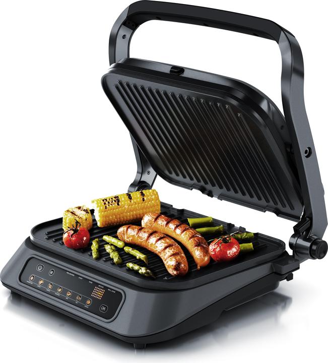 Produktbild Arendo Kontaktgrill 1900W, Digitalsteuerung, Tischgrill, Sandwichmaker, Abnehmbare Platten, Elektrogrill