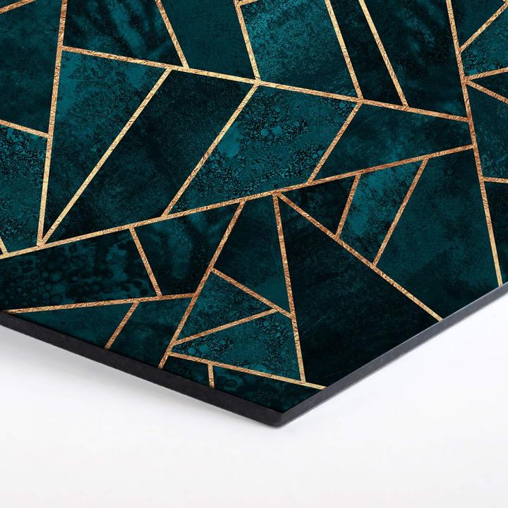 Produktbild Trenddeko Blau-grüner Edelstein (25 x 22 cm)